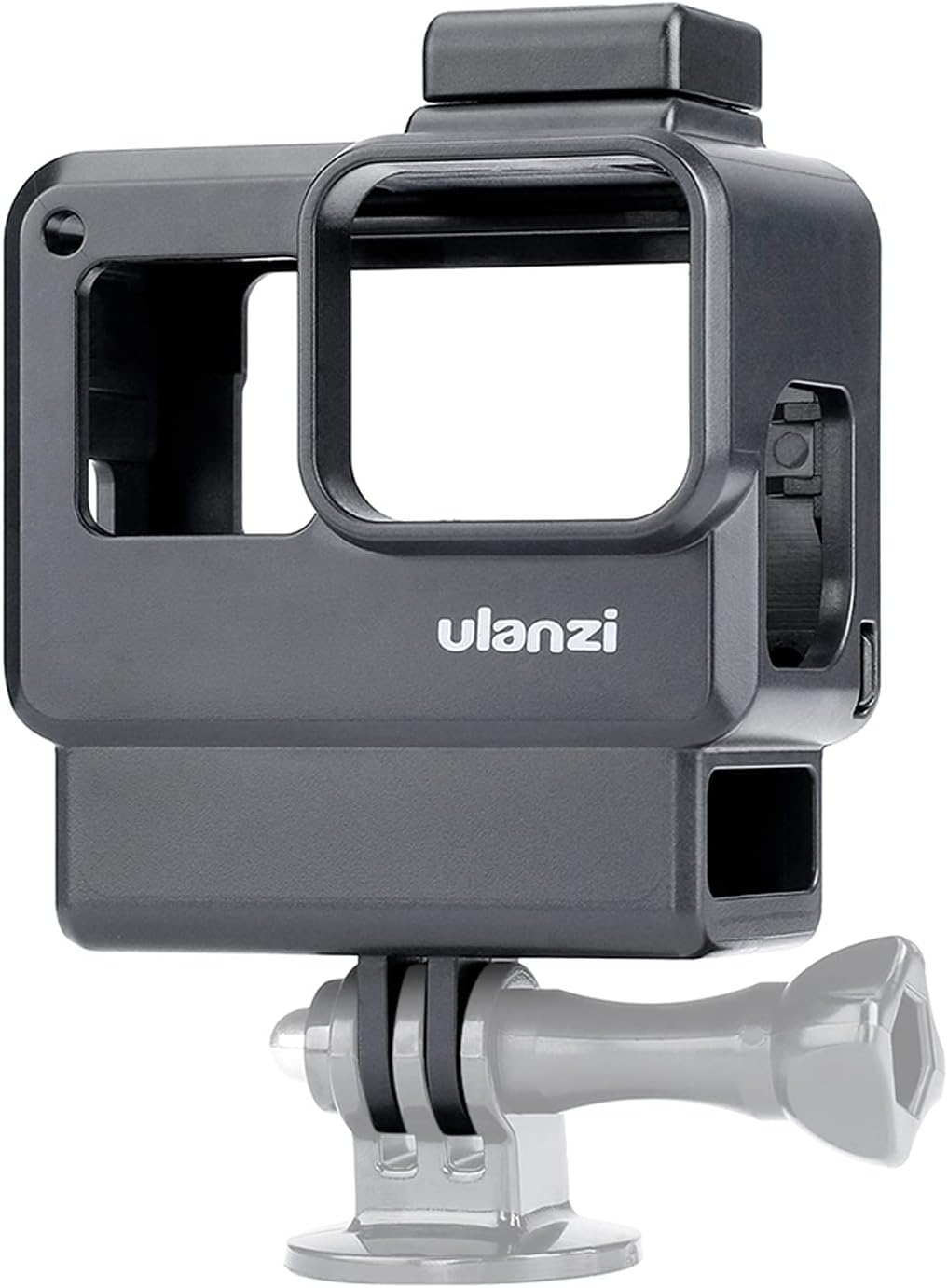 Camera Cage,V2 Vlog Case Action Camera Housing Shell Vlogging Cage Frame with Cold Shoe Mount for GoPro Hero 7 6 5 Black for External Microphone & Pro 3.5mm Mic Adapter