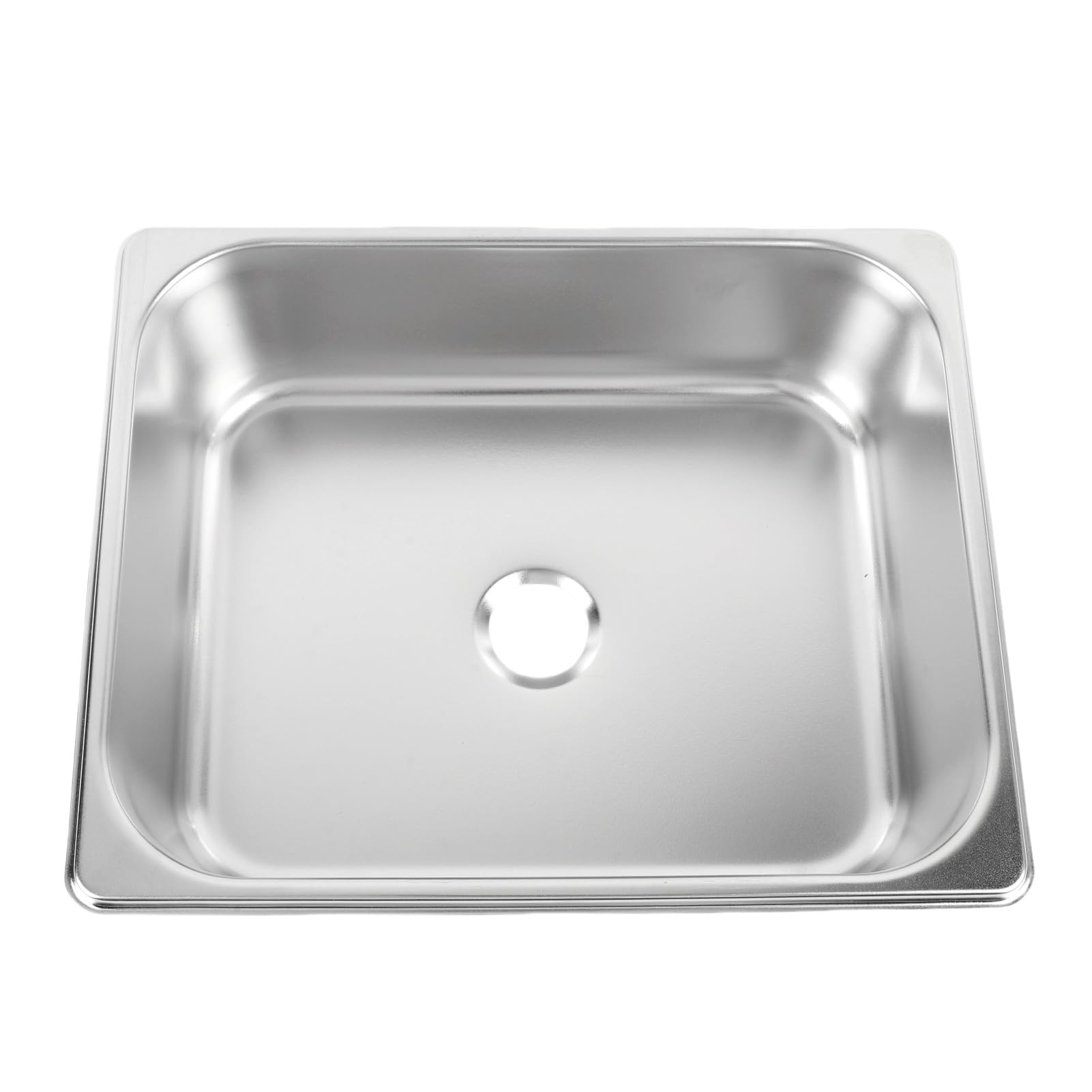 Barspüle aus Edelstahl, 32 x 26 x 9,9 cm, quadratisches Wohnmobil-Küchenbecken und Handwaschstation für Boot, Camping, Wohnmobil, LKW, 304-Edelstahlkonstruktion mit