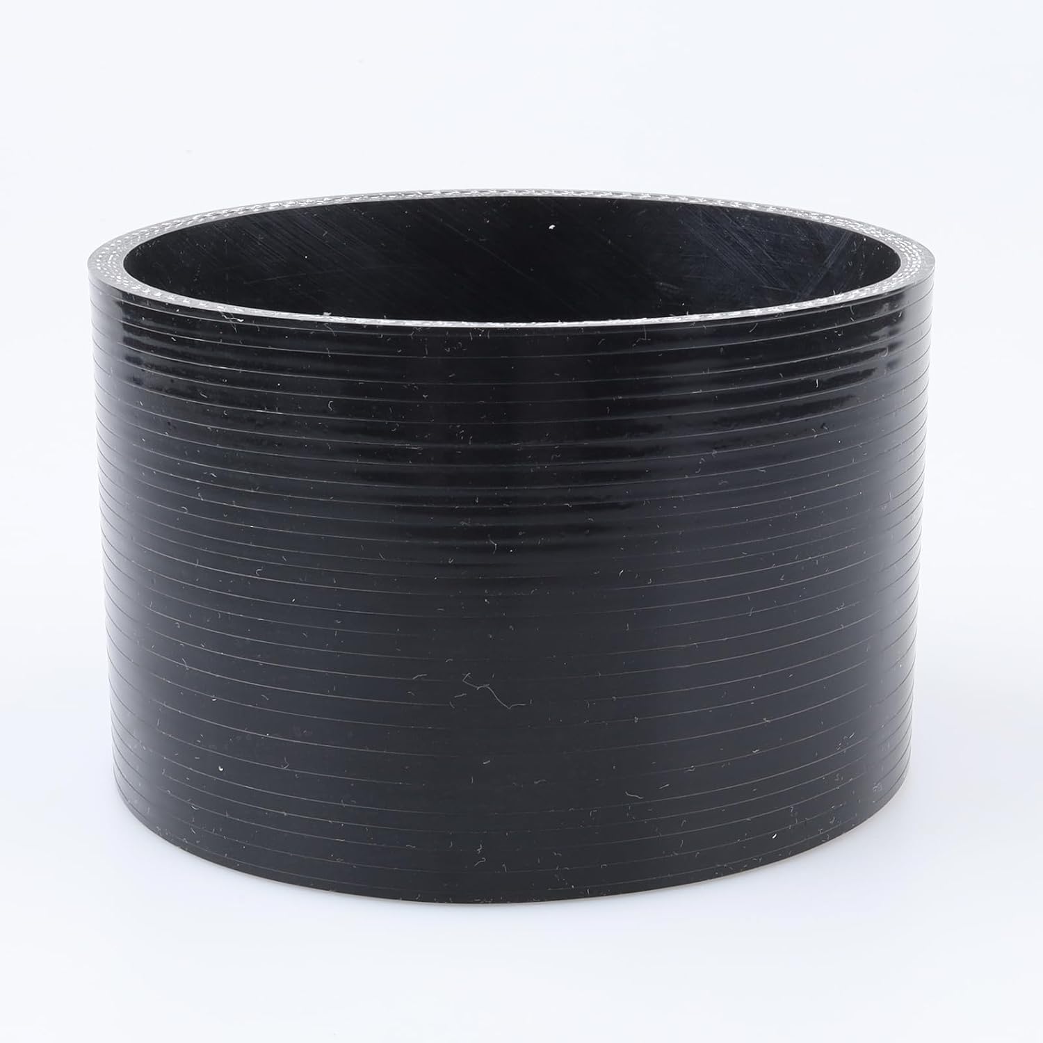 AC PERFORMANCE ID 4.5" (114mm) Straight Coupler, Length 3" (76mm), 4 Ply Reinforced, Universal Automotive Pure Silicone Hose, Black