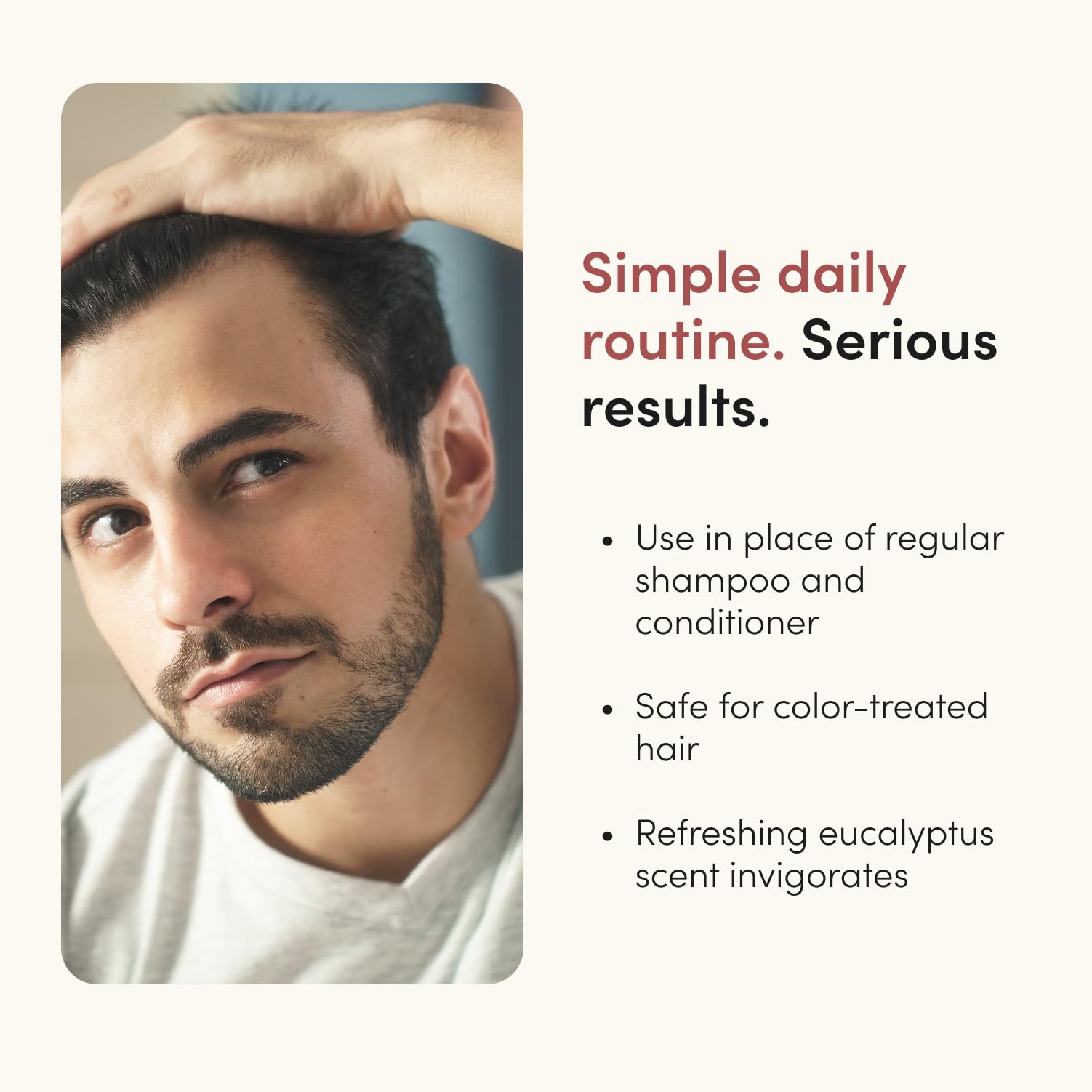 hims Thick Fix Shampoo and Conditioner Set for Men- Thickening, Moisturizing, Reduces Shedding- Color Safe Hair Loss Shampoo and Conditioner- 2 pack, 6.4oz