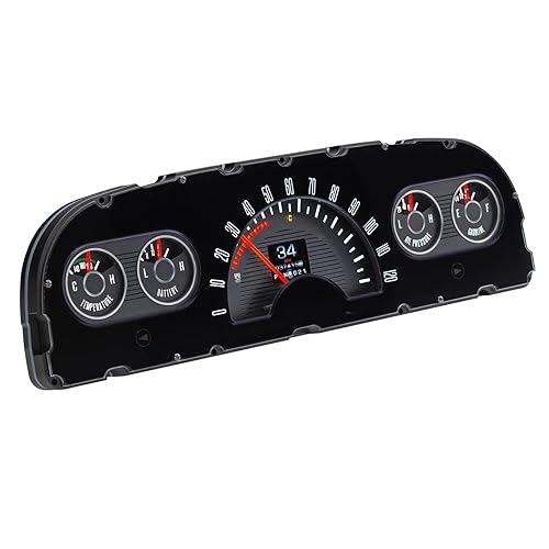 Miniatura 7 de Dakota Digital RTX-60C-PU-X Retrotech Gauge - Sistema de instrumentos compatible con Chevy Pickup 1960-63