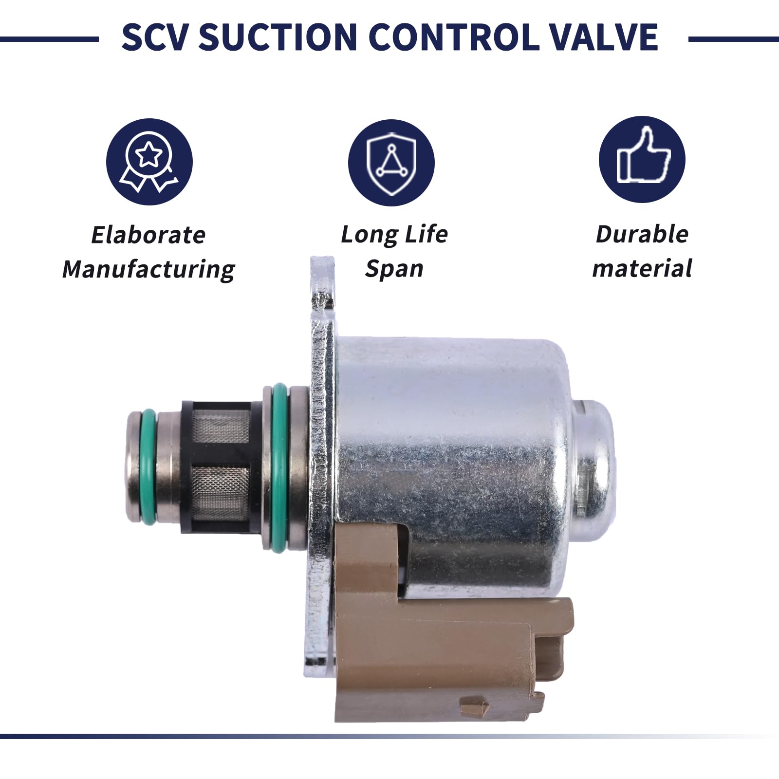 WQSING 7256772 SCV Suction Control Valve Compatible With Bobcat A770 E32 E35 E42 E45 E50 E55 E85 S450 S510 S530 S550 S570 S590 S595 S630 S650 S740 S750 S770 S850 V519 V723 - View #3