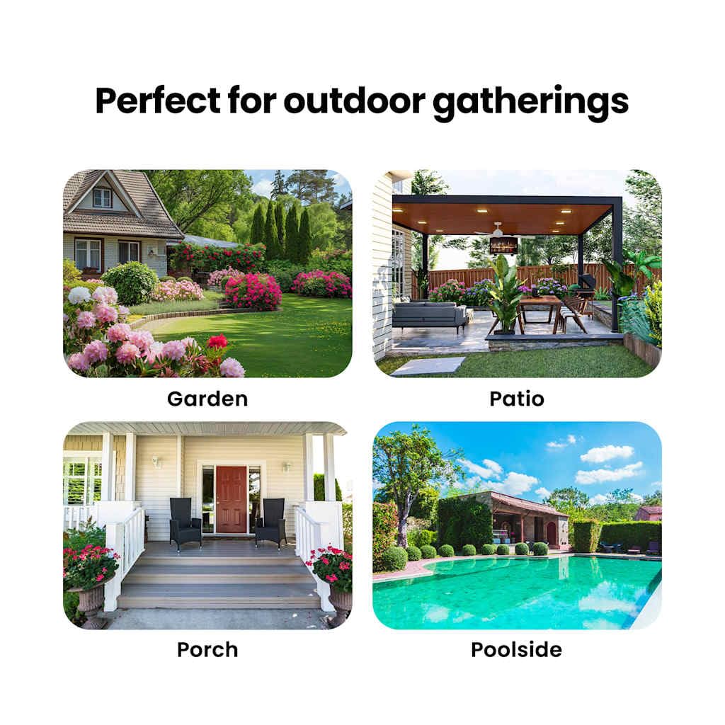 vidaXL Tavolo da Giardino Estensibile per Fino a 6 Persone, con Lunghezza Regolabile 140-180 x 80 x 76 cm, Perfetto per Esterni. Ha Un Design Moderno, è in Alluminio Resistente e ha Una Finitura Gri