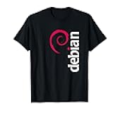 Linux Debian lovers tee Spiral Logo Open Source Os T-Shirt