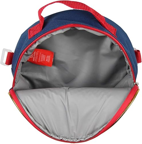 Miniatura 5 de DC Comics Wonder Woman mochila para almuerzo, estuche para lápices, cordón, juego de 5 piezas