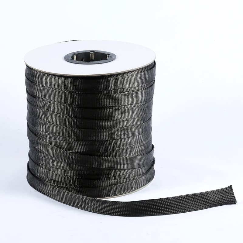 Fundas para empalmes de cables, Manguito for prensaestopas, manguito organizador de cables 10 m, tubo malla tejida nailon(20MM)