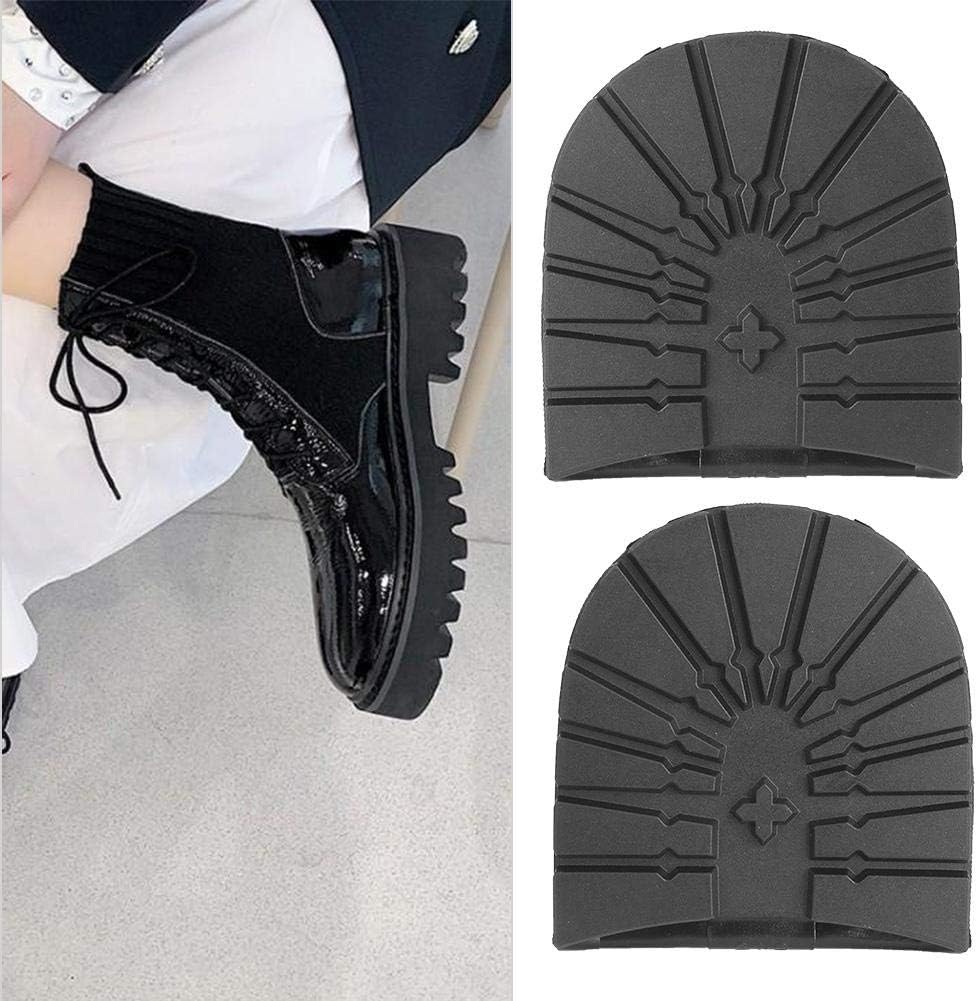 BTER Durable Soft Shoe Repair Replacement, Black Heel, Rubber Out Sole, Shoe Replacement