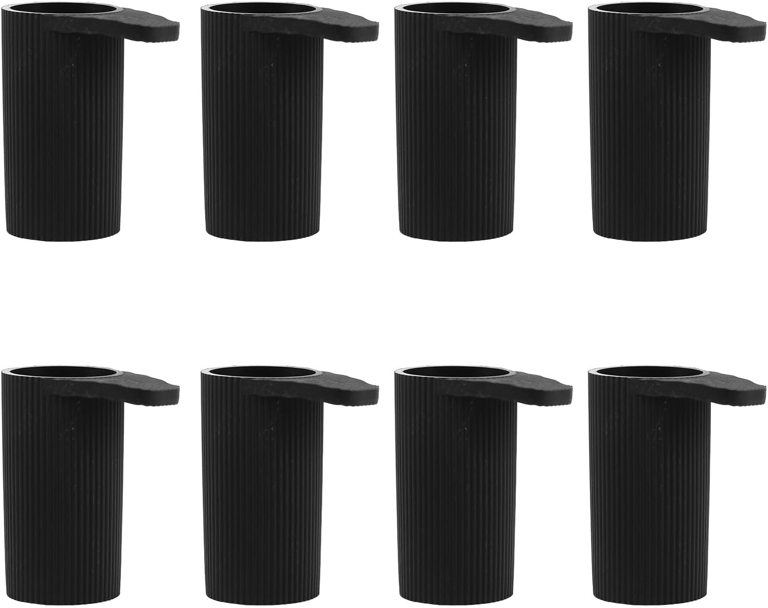 8pcs Electronic Keyboard Stand Feet - Replacement Plastic Digital Piano Leg Protector Caps - Shock Absorbing and Non-Marking for Home Studio - Easy to Install and Secure