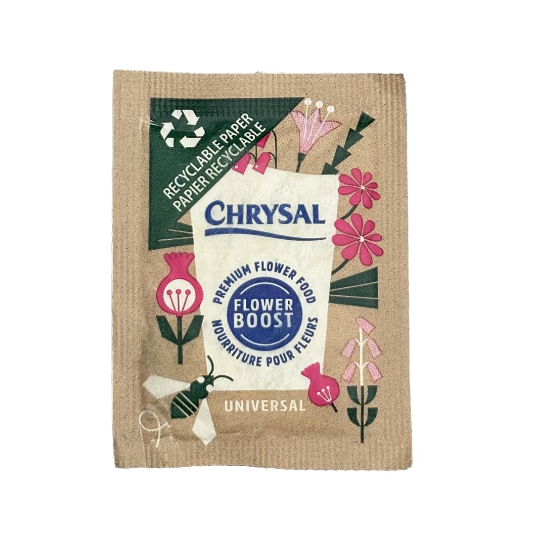Chrysal Recyclable Paper Flower Food Packets 200 ct. /QT Sachets