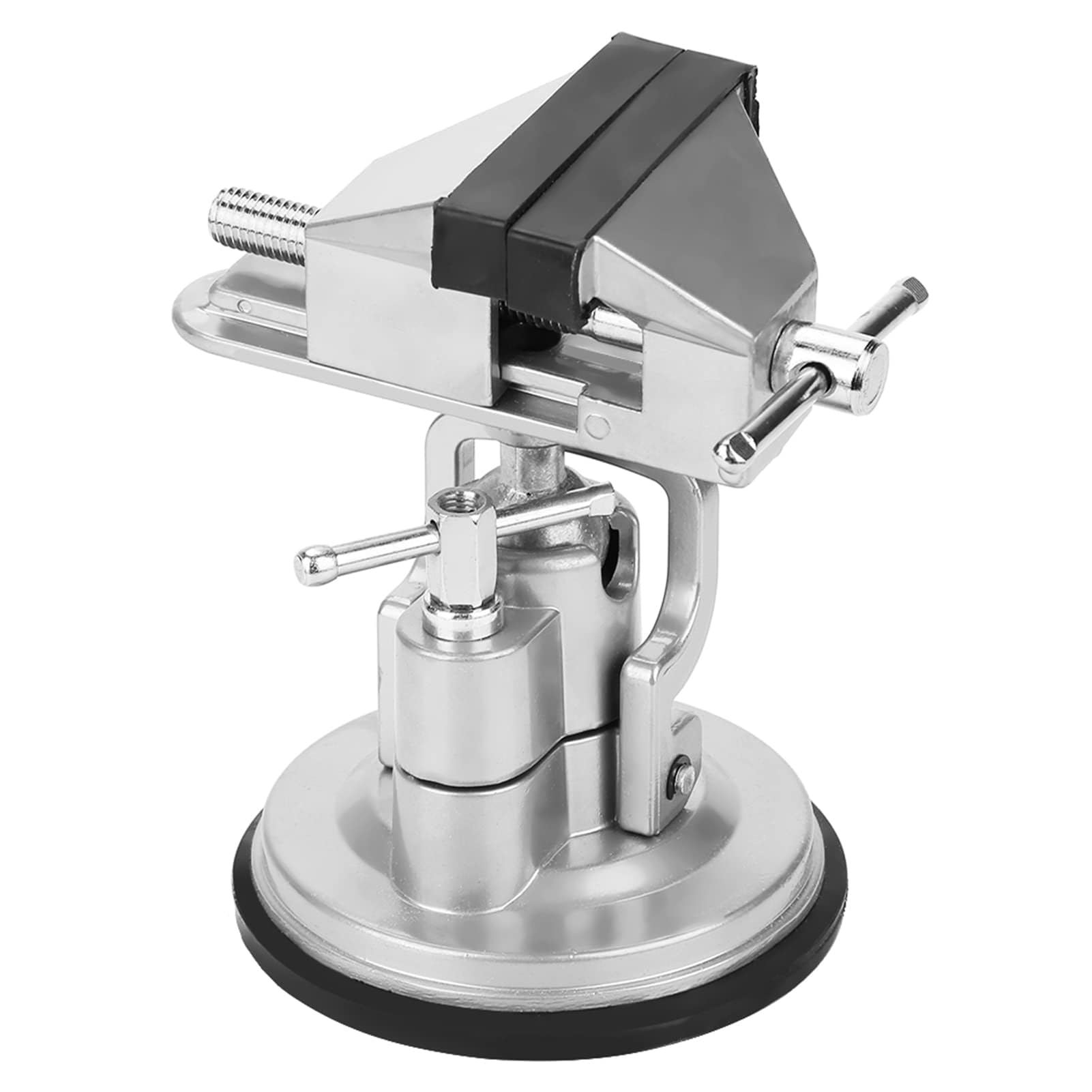 Morsa tavolo, mini morsetto tavolo, piccola morsa a ventosa, girevole a 360°, per banco lavoro, riparazioni, modellazione, saldatura e fai te