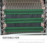 Vista 7 de BESPORTBLE 3 piezas de tela de repuesto para silla de gravedad, antigravedad, cinturón a prueba de grietas, pieza de reparación reclinable