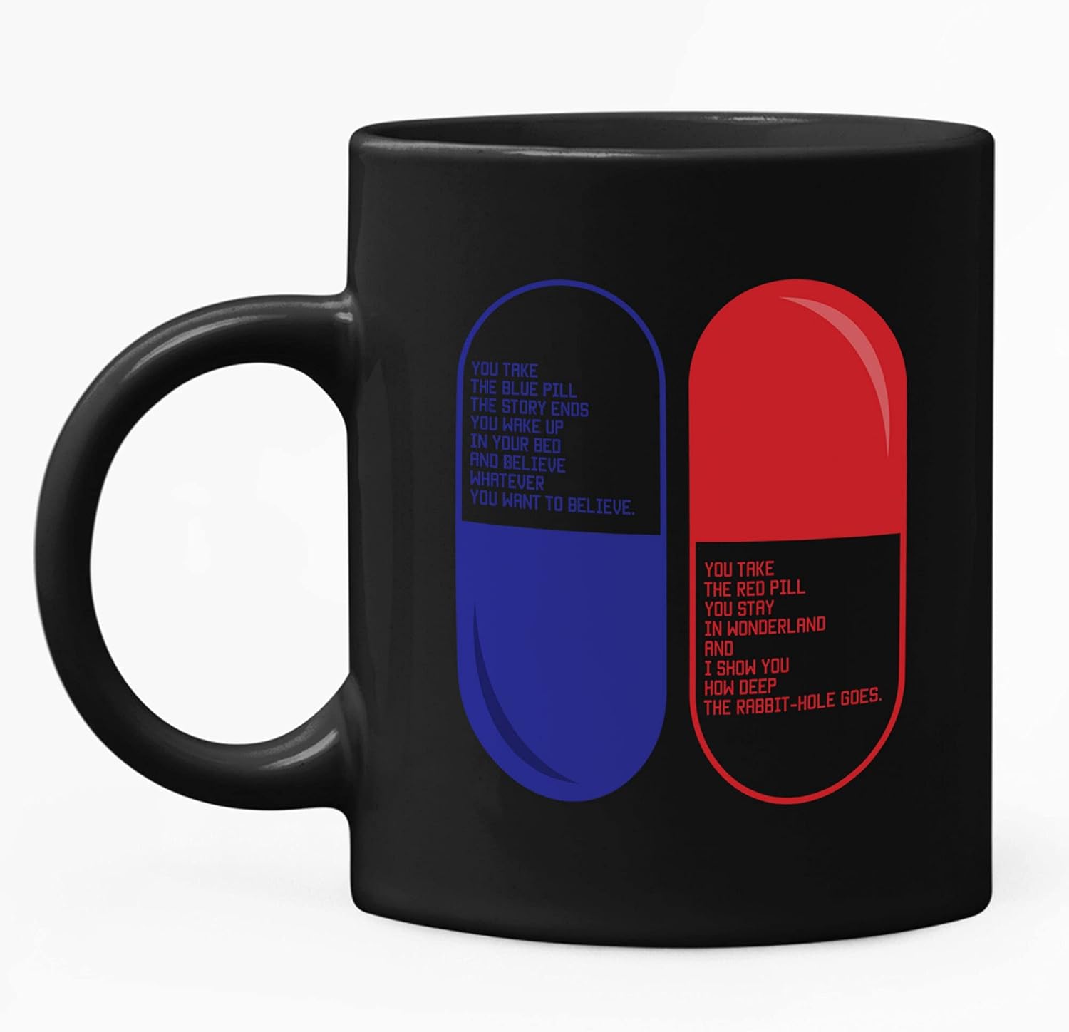 Amazon.com: Apular The Matrix Red Pill Or Blue Pill (2) Taza de 11 oz ...