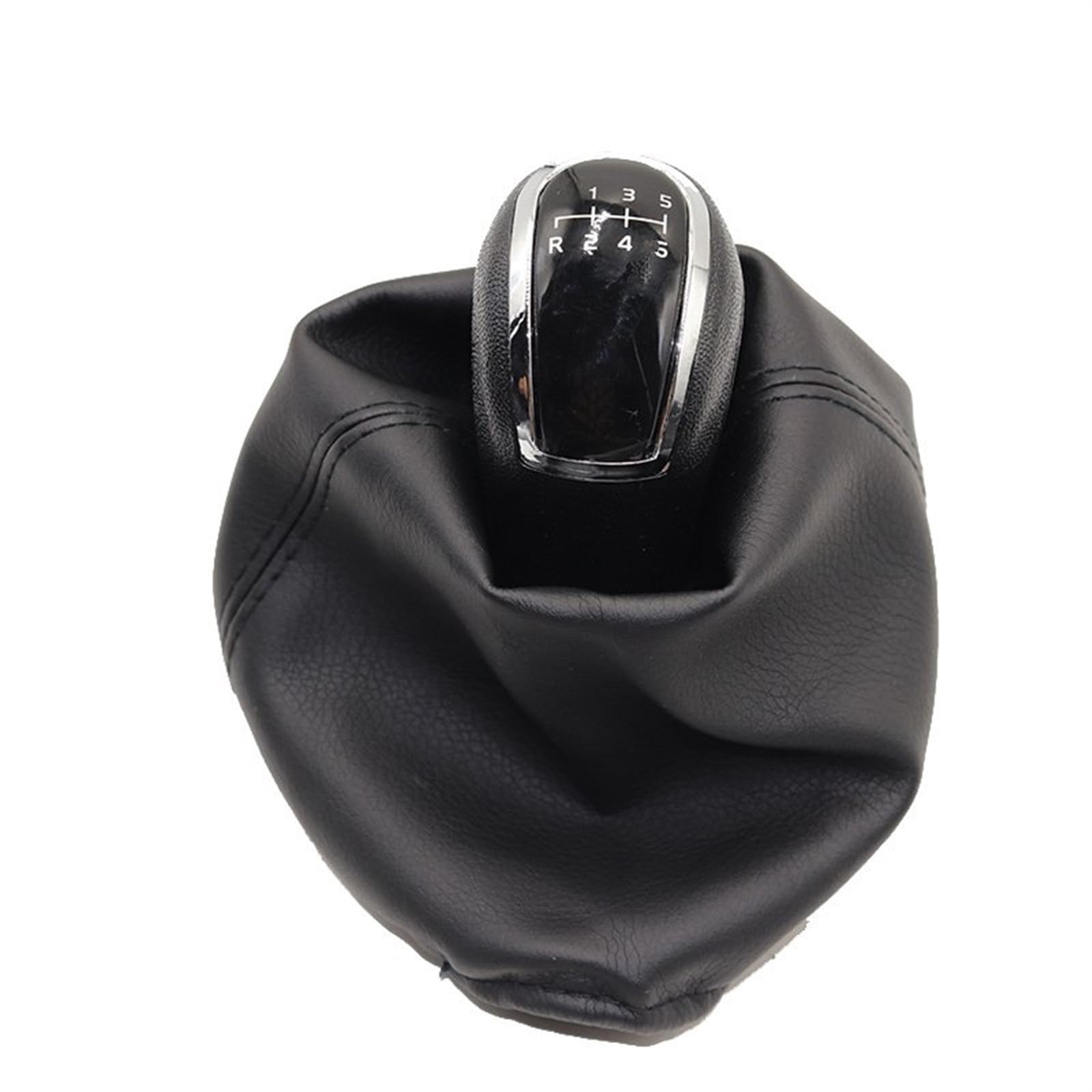 HSUKIHO Car Shift Knob Cover 5/6 Speed for Benz for C-Class W202 W208 for E-Class W210 W203 S203 W245 W169 2004-2012 W168 1997-2004 Car Shift Gear Knob(R123456 one Set)