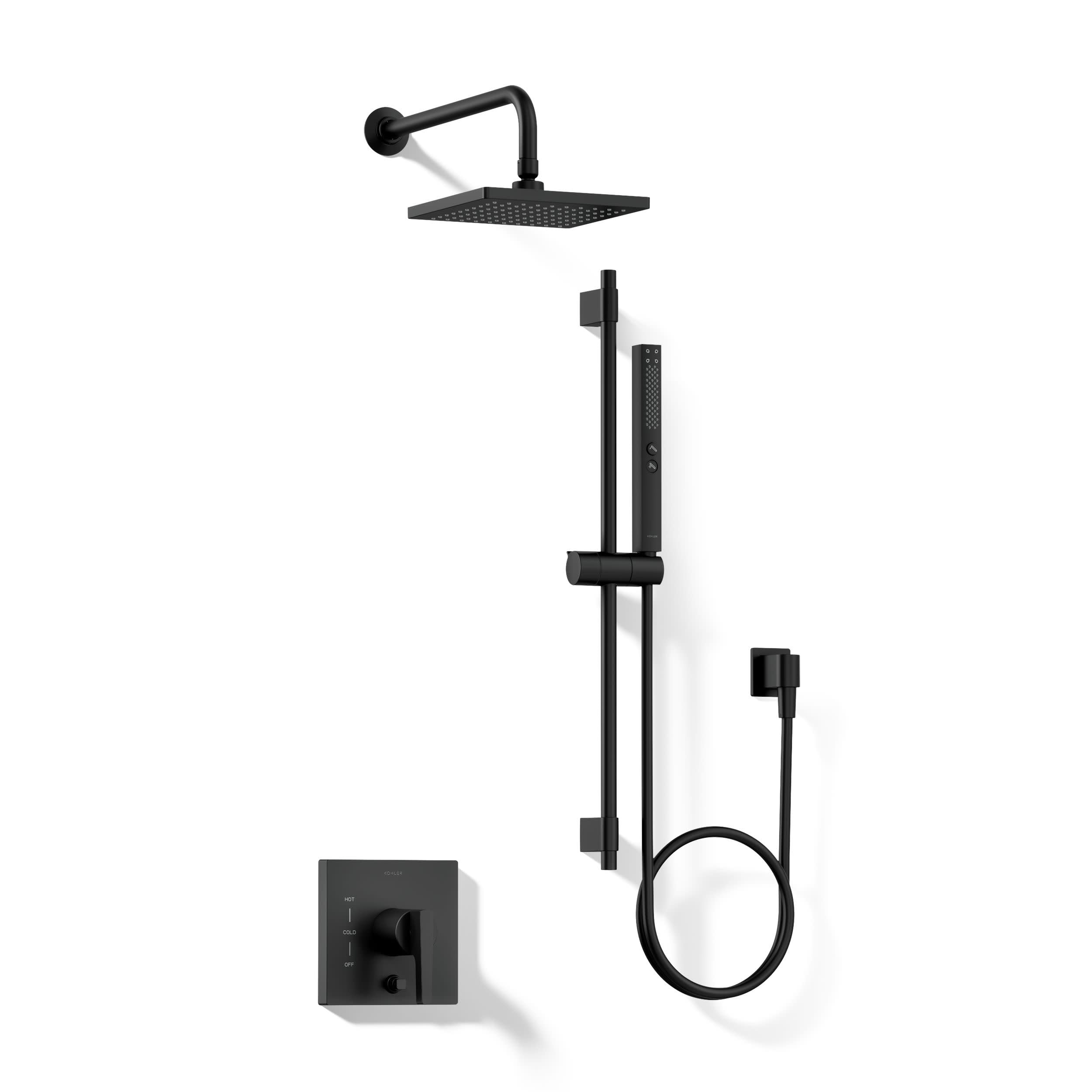 Kohler K-26273-Y-BL Honesty Shower Kit with Showerhead, Handshower
