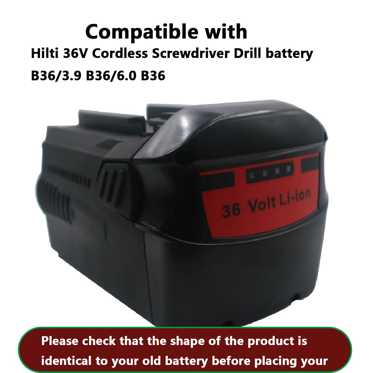 HIL 36V batteria 9AH Sostituzione Compatibile con HIL:batteria B36 