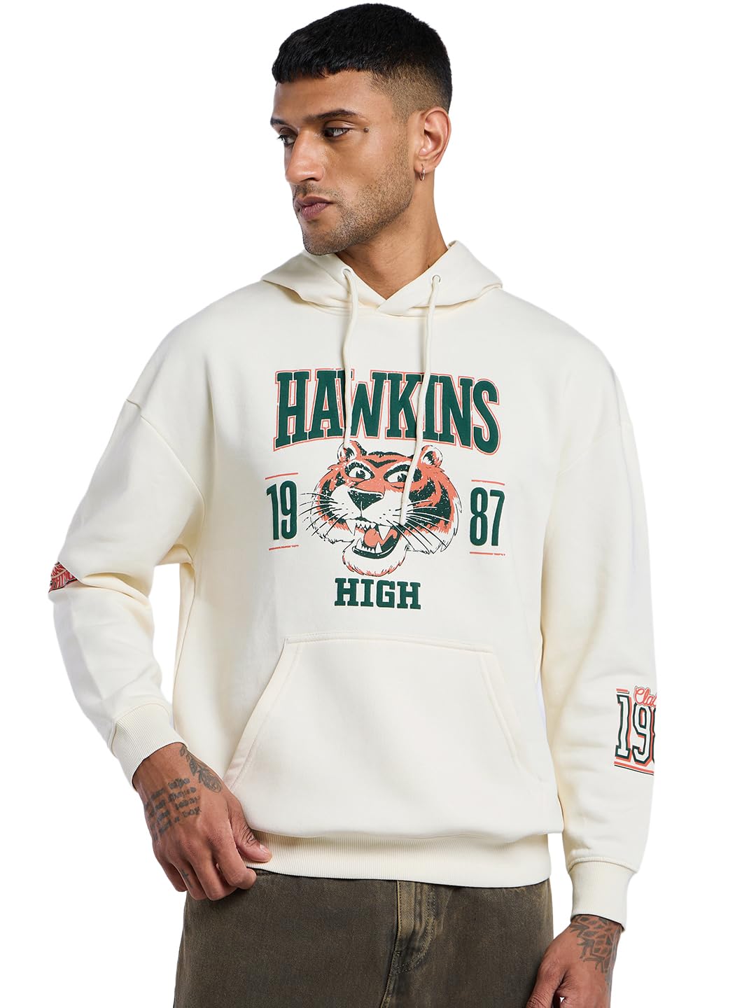 bewakoof Men Hooded Sweatshirt-picture-43