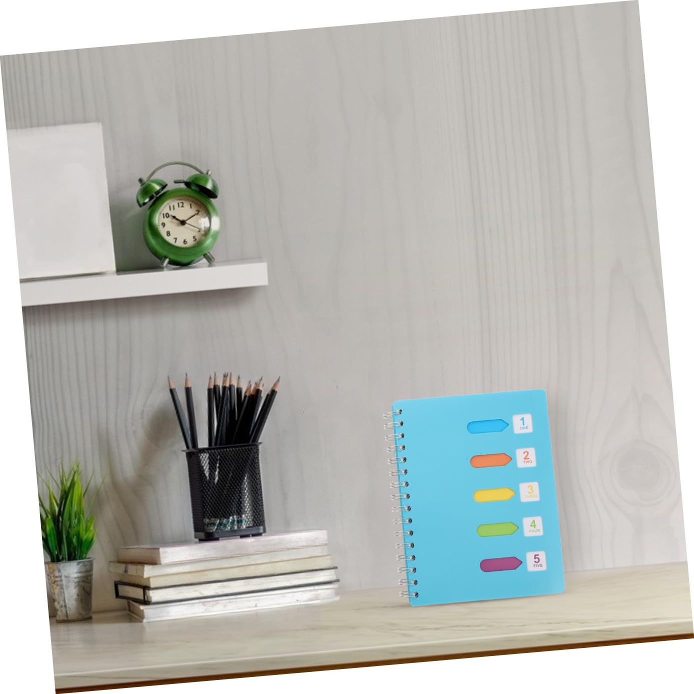 Cuaderno de Notas en Espiral A5, 2 Piezas de Papel para Diario