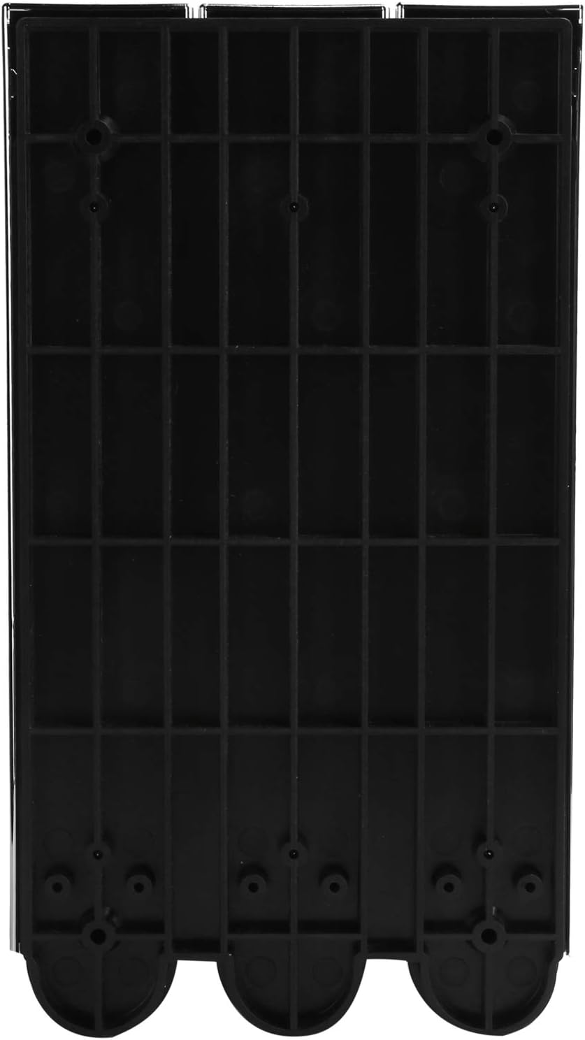 Garosa Shower Dispenser 3 in 1 Chamber Wall Mounted Shampoo Conditioner Dispenser Square Refillable Lotion Dispenser Large Capacity Container 400ML* 3 for Hotel Bathroom