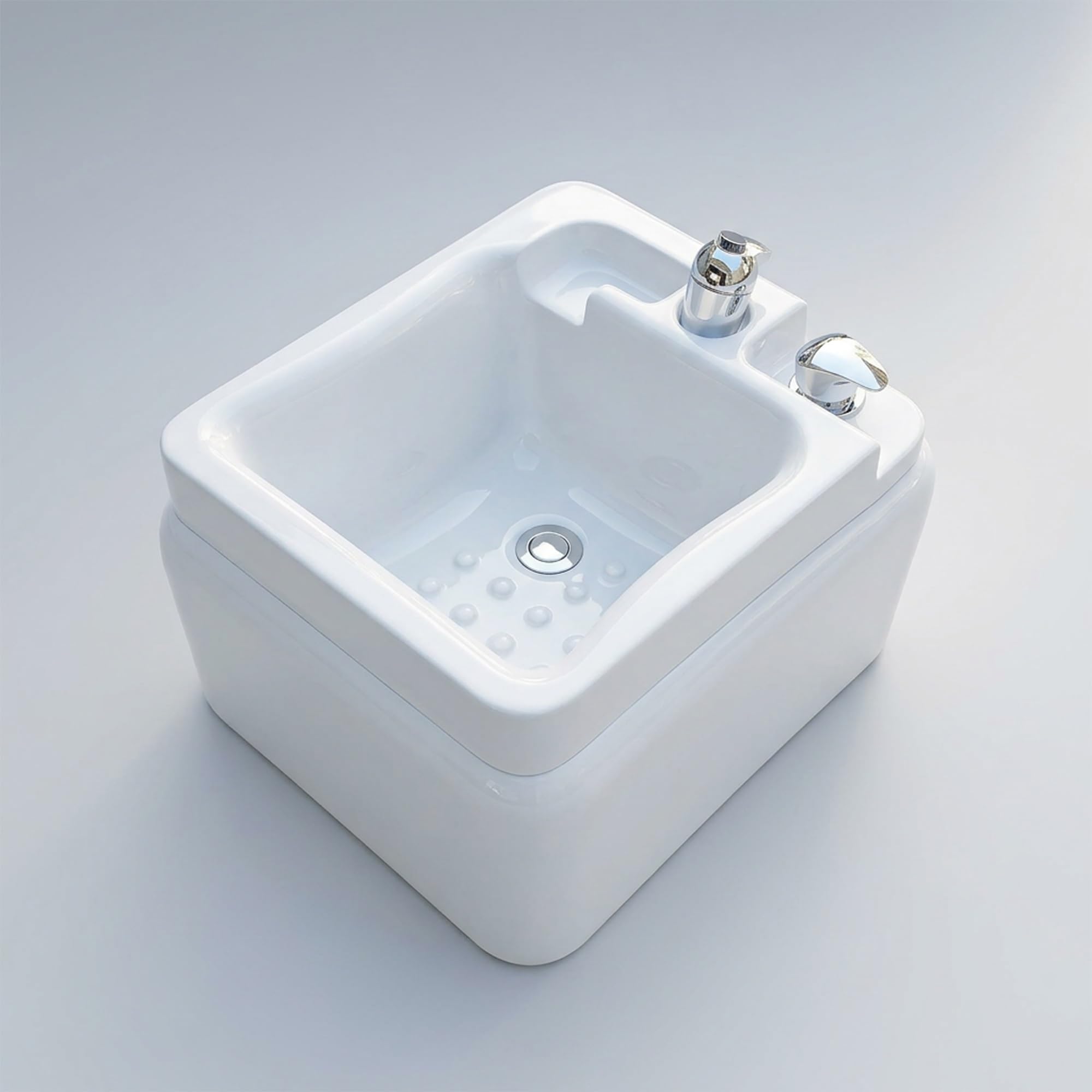 Idromassaggio Plantare a Bolle, vaschetta per pediluvio in Acrilico, massaggiatore per Piedi, per trattamenti Spa Domestici, Poltrona per Pedicure, lavatesta
