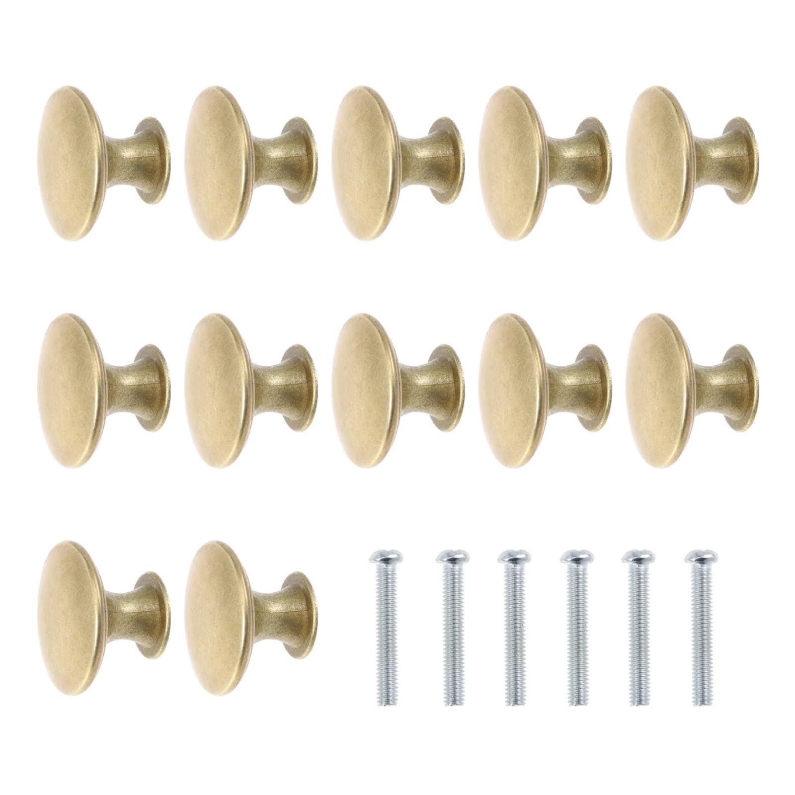 Xavren One Color Round Cabinet Knobs 15Pcs Round Cabinet Drawer Knobs For Home Decor