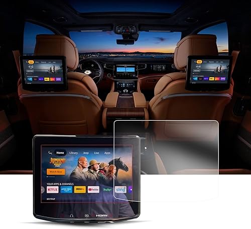 BIXUAN - Protector de pantalla Grand Wagoneer 2022 2023 para 2022 2023 J eep Grand Wagoneer de segunda fila de consola de entretenimiento de doble