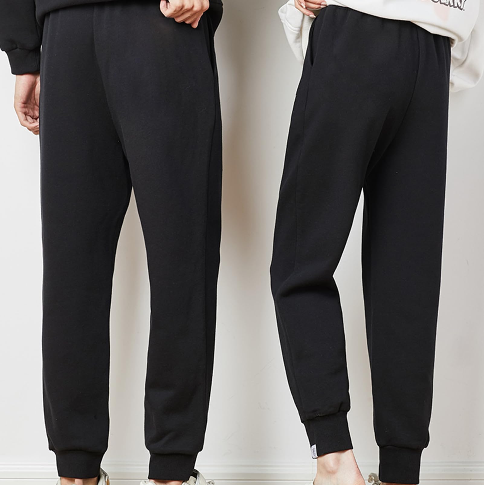 Pantalones de Chándal King Queen para Parejas Algodón Pantalones de Jogging para Hombre y Mujer para Fitness Yoga Ajuste Regular 1 Pieza