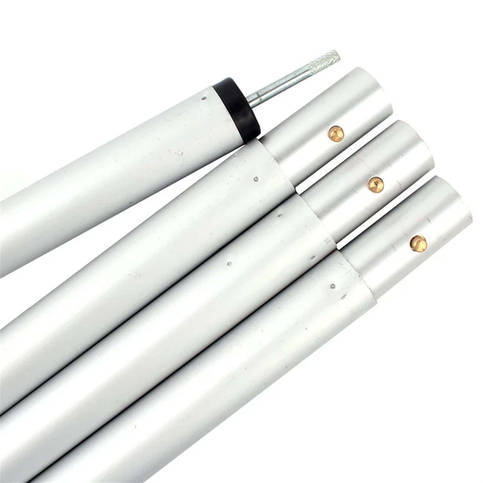 Große Baldachinstange for den Außenbereich, 32 mm dick, Stützstange, Zeltstange aus Aluminiumlegierung, 4-teiliger Markisentürstangenrahmen