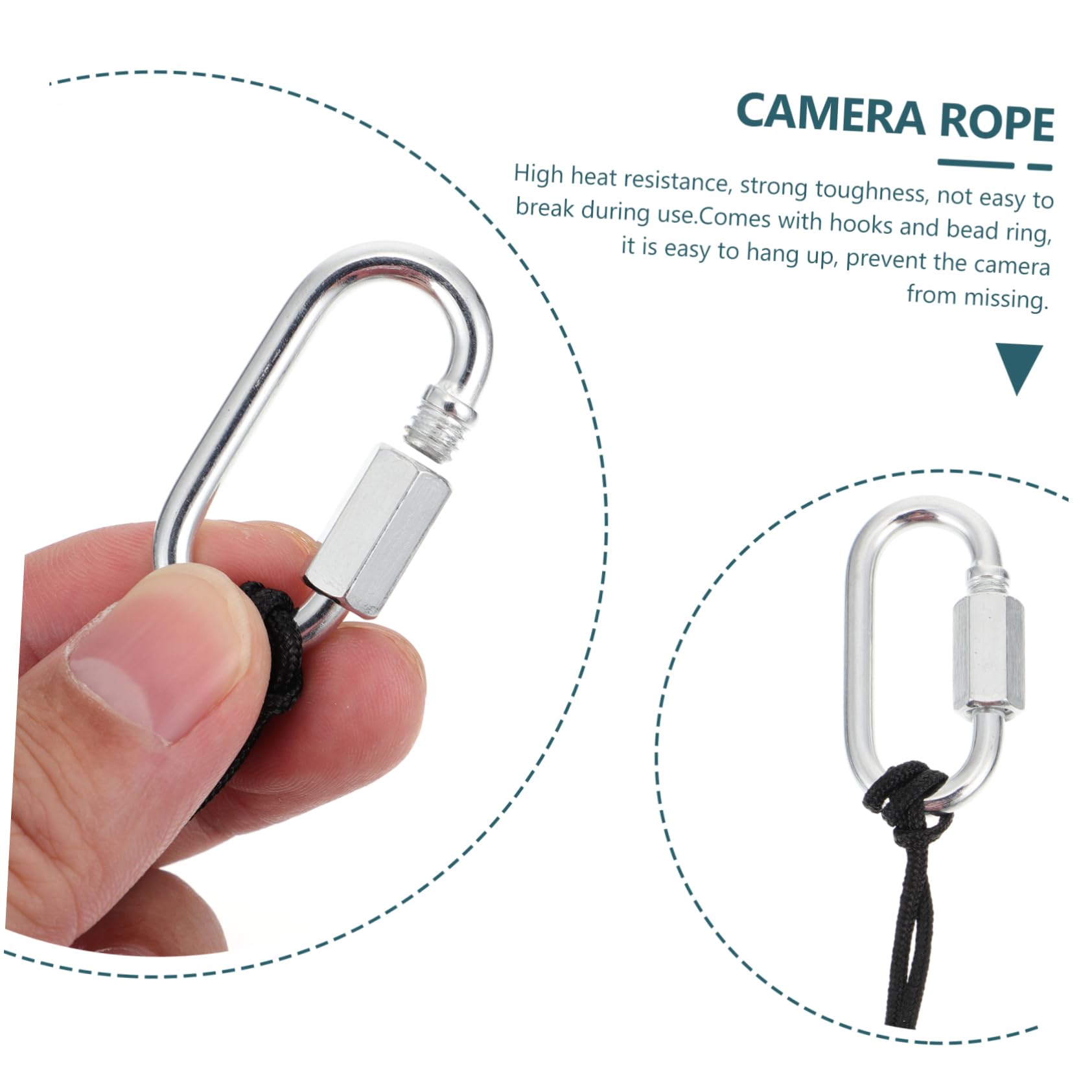 DOITOOL Corda Di Sicurezza Della Fotocamera Telecamera Fibbia Della Tracolla Accessori Fotocamera Accessorio Fotocamera Fornitura Fotocamera Reflex Accessori Per Fotocamere