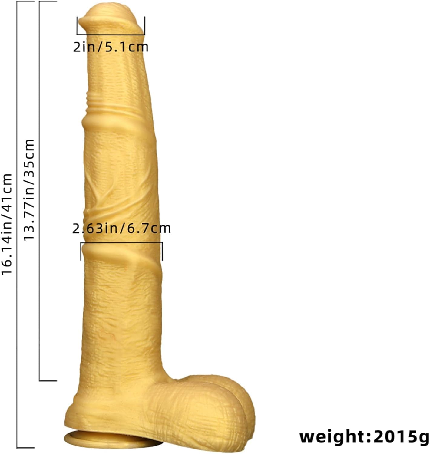 Dildo anale in silicone enorme extra lungo da 41 cm, pene animale, dildo vero mostro animale, plug anale, giocattoli sessuali for donne(Black Schwarz)