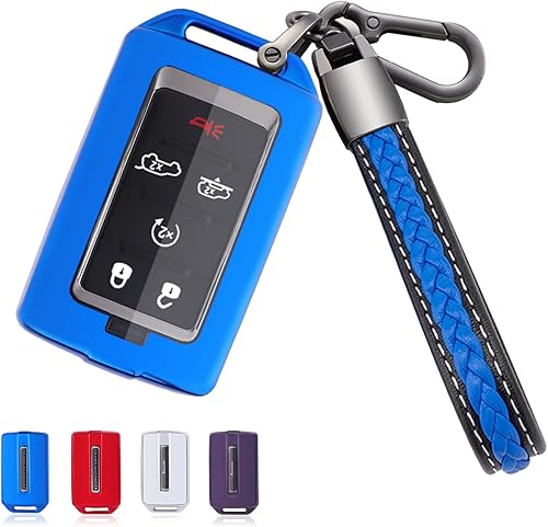 Protector de TPU suave para llavero de automóvil compatible con Jeep Grand Cherokee L Grand Wagoneer 3456 botones 2023 2022 2021