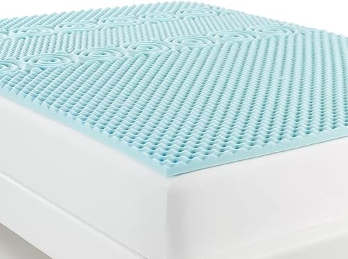 Duerme mejor con el cubrecolchón de espuma viscoelástica de gel Cool Flow (Talla King)