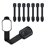 CUTESAFETY - Child Safety Cabinet Locks (8 Pack) - Adjustable Baby Proofing Strap Latches with Strong 3M Adhesive - No Drill Childproof Locks for Drawers, Cabinets, Fridge, Door, Closet, Black