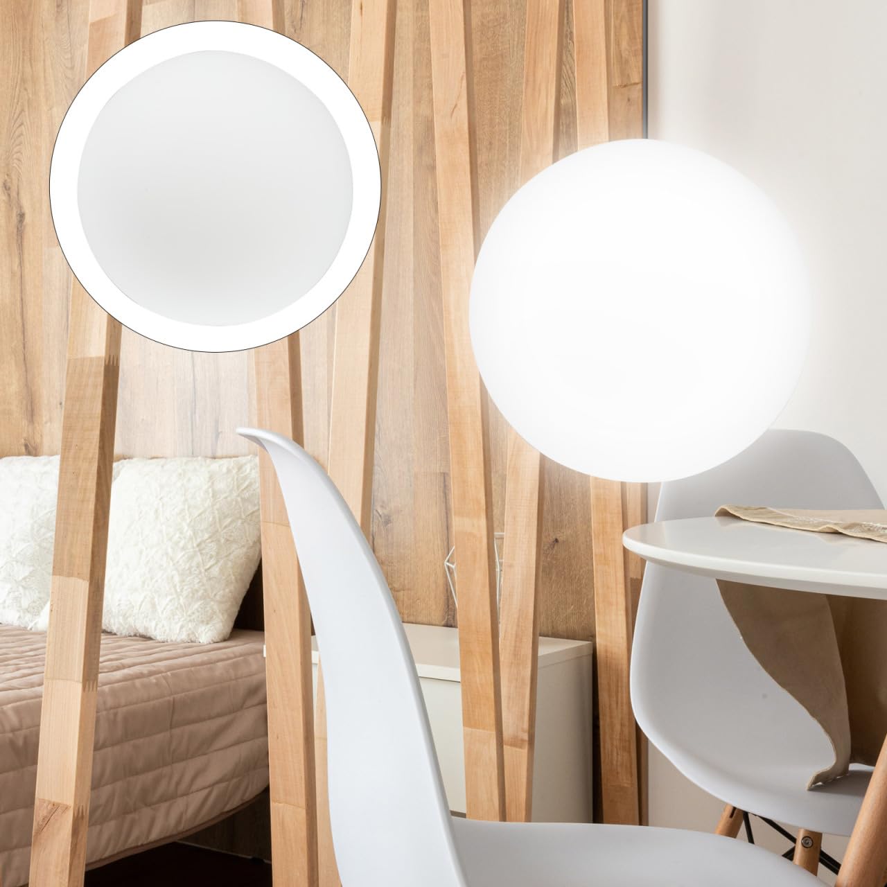 Vervangende lampenkap voor wandlamp PARK E27 diameter 20 cm prisma rook