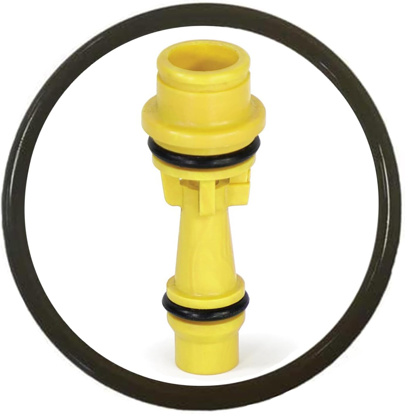 Clack Injector - V3010# 1G Yellow - Includes Injector Cap O-ring Seal, Part V3152 - Authentic OEM Parts - Soft Water Supply Product Bundle