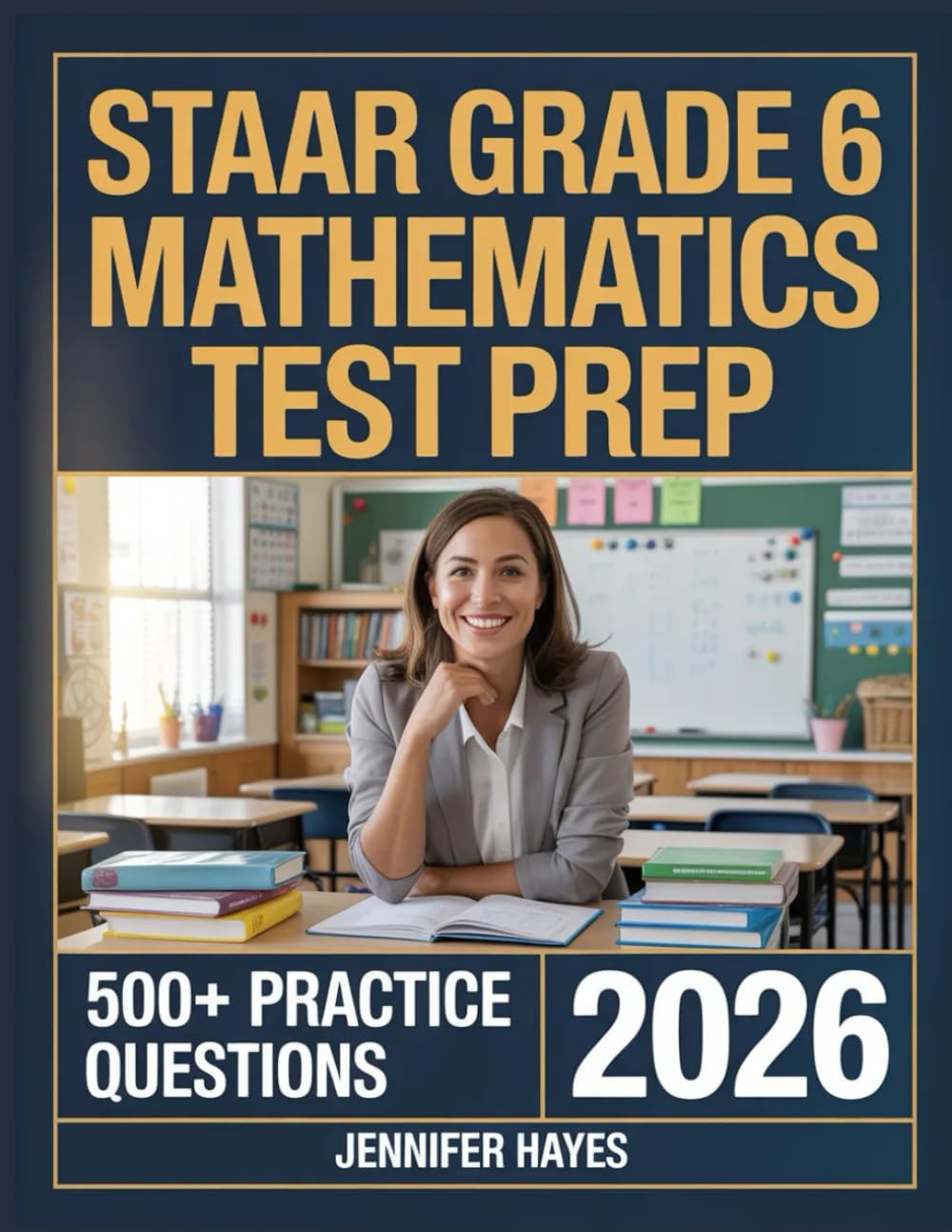 STAAR Grade 6 Mathematics Test Prep 2026: 500+ Review Questions with Full Explanations and Study Guidelines