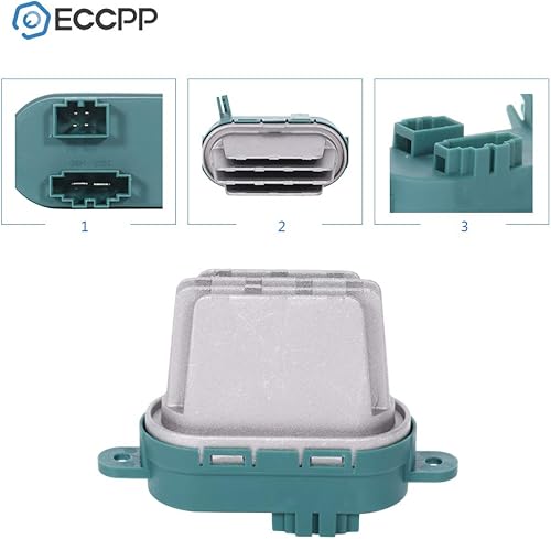 Miniatura 4 de ECCPP Repuestos de repuesto para motor de soplador de calefacción, para Audi Q72003-2006, 2008-2010 para Porsche Cayenne 2004-2009 para Volkswagen