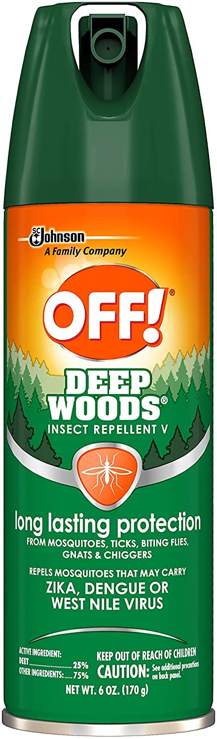 OFF! Deep Woods Insect Repellant Spray, 6 Ounce (Pack of 3)