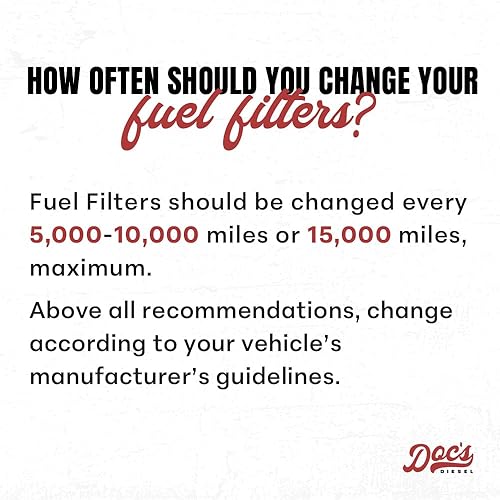 Miniatura 8 de Filtro de combustible Doc's Diesel DGF429 | Compatible con Chevrolet/GMC 6.6L Duramax 2500HD, 3500HD 2017-2019, Chevrolet/GMC 3.0L Duramax 2500HD,