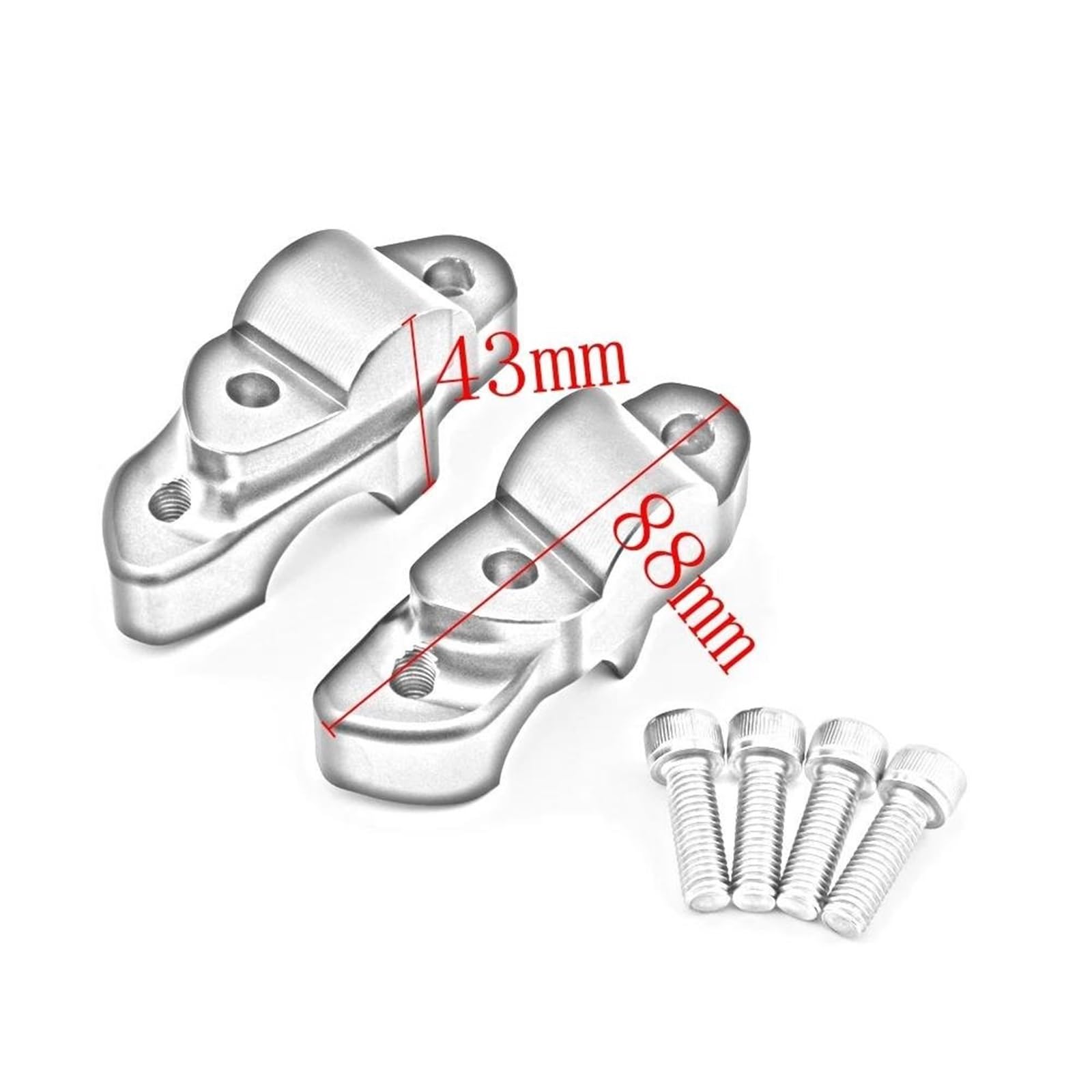 Lenkerhalterung Klemmen Motorrad-Lenkererhöhung Für Suzuki S1000GT GSX S GSX-S 1000 S1000 F 2015 – Lenkererhöhungs- Und Klemmadapter Motorrad Lenker Riser CNC