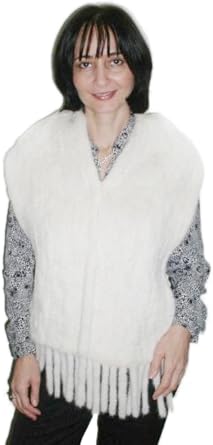Knitted Mink Mini Shawl & Large Scarf