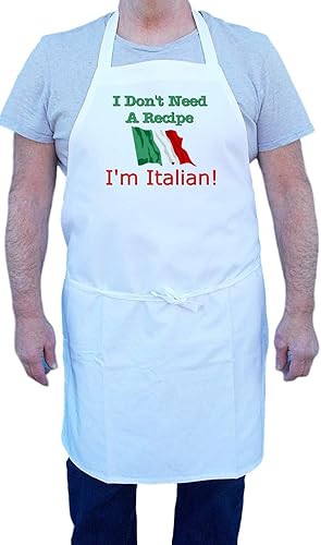 Miniatura 3 de I Don't Need A Recipe - Delantal italiano Delantal lindo chef