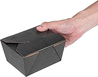 Vista 8 de Restaurantware Bio Tek - Cajas para llevar de 30 onzas, 200 loncheras para llevar, cierre de tabulación, resistentes al calor, desechables, de papel