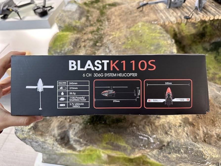 【新品】K110S-BNF 3Dモード・6Gモード搭載 XK K110S 6CH Brushless 3D6G System RC Helicopter BNF Mode 2