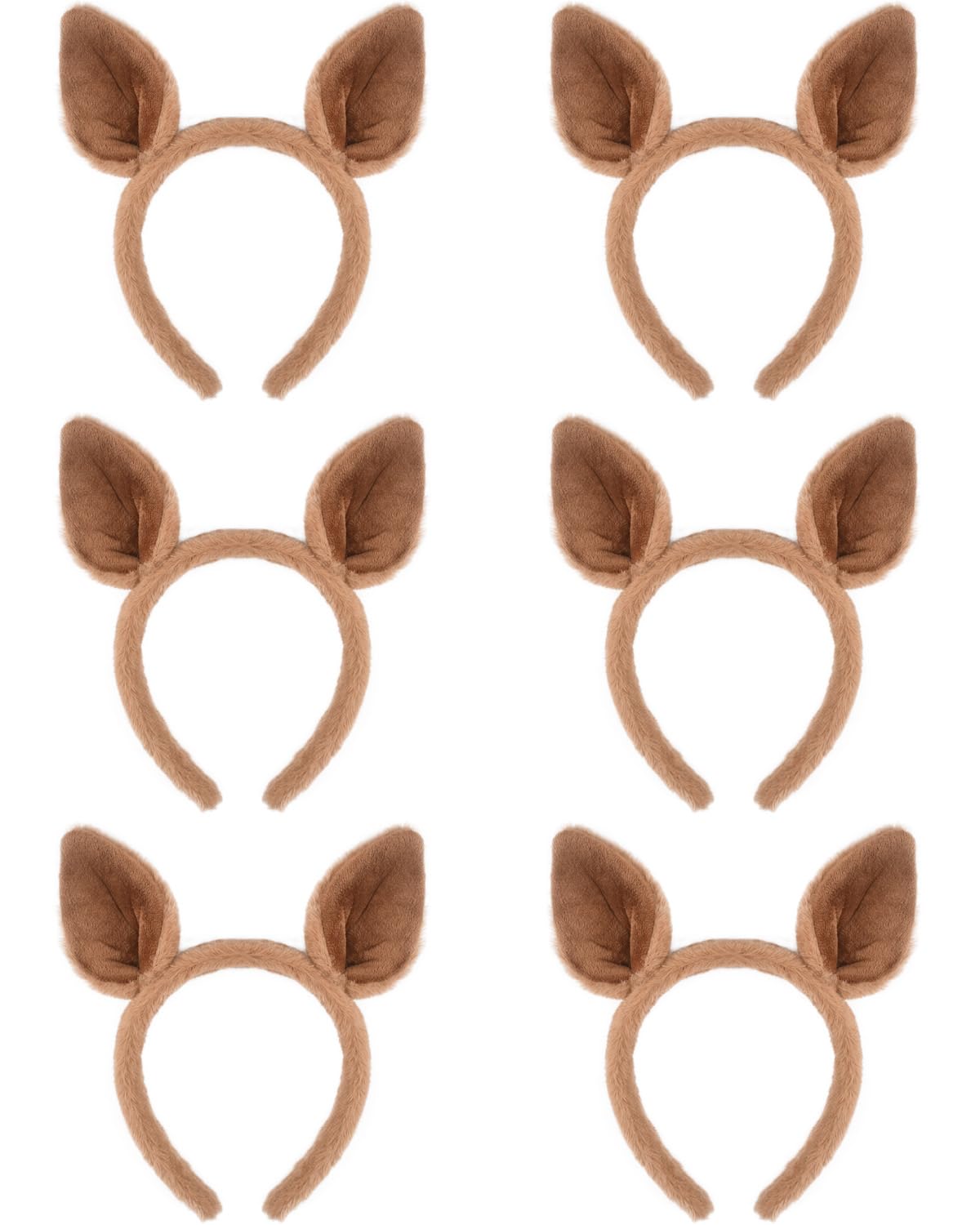 HODRME 6 PCS Animal Ears Headband-Halloween Christmas Festival Theme Party Animal Cosplay Costume Headbands