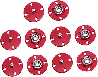 10 Peças Botões De Couro Jeans Botão Calças Botão Snaps Para Kit De Rebite De Couro Botões De Calça Artesanato Botões Magnéticos Botões De Pressão Para Couro Metal Casaco Parafuso