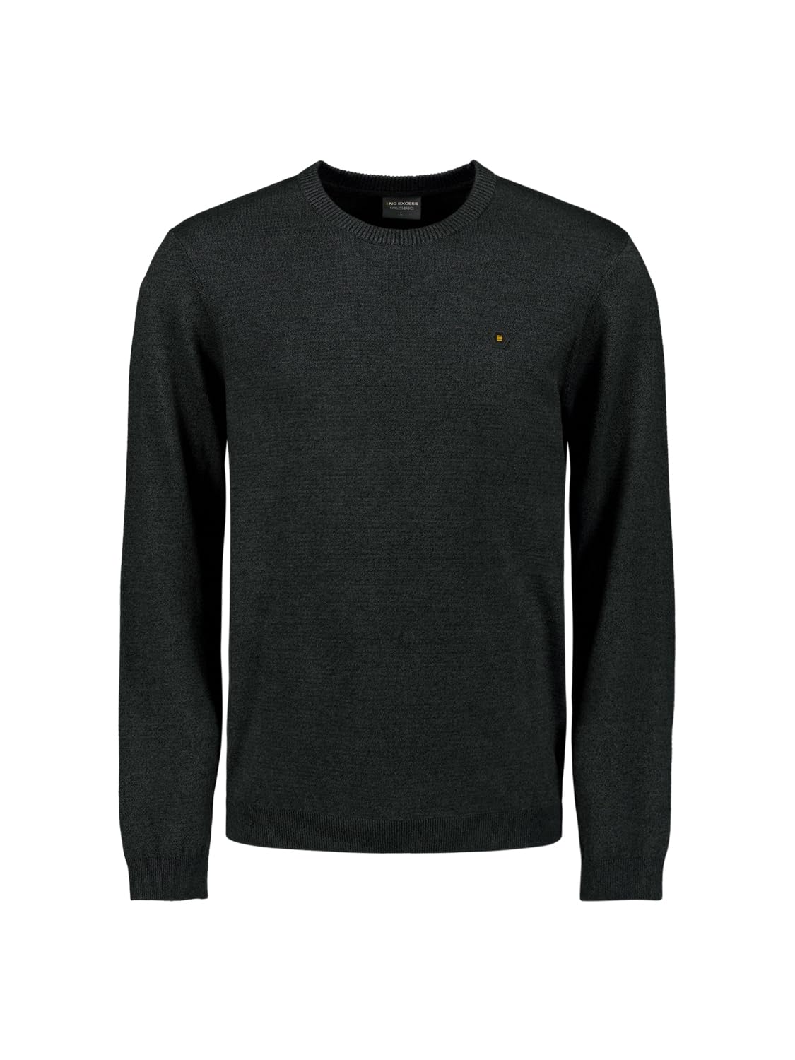 NO EXCESS Pullover Crewneck 2 Coloured Melang