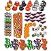 Bulk 336 Halloween Novelty Toys for Kids 24 Rubber Ducks 24 Stampers 24 Pencils 24 Sticker Sheets 96 Mini Erasers 144 Glitter Tattoos Halloween Treats Non Candy Party Favors Goody Fillers Giveaways