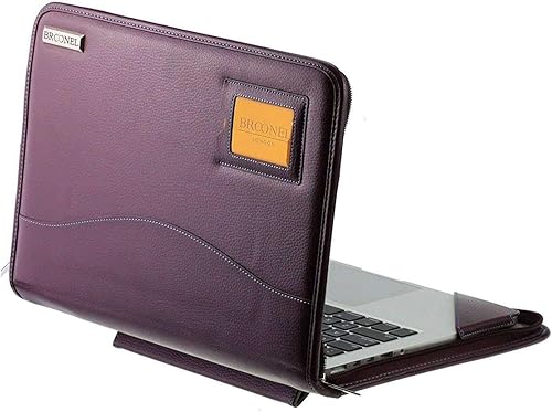 Miniatura 2 de Contour Series - Purple Heavy Duty Leather Protective Case - Compatible with CHUWI HeroBook Laptop 14.1 inch