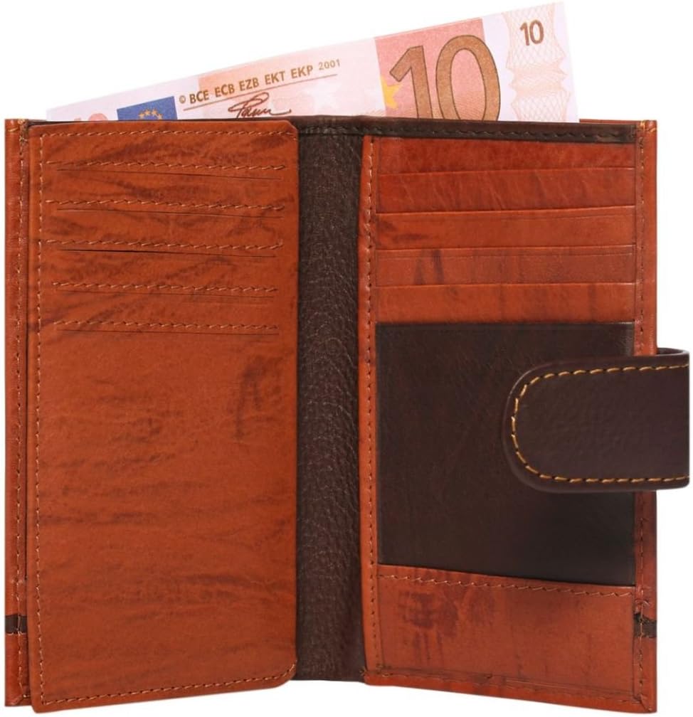 Laveri LeatherLAVERI Genuine Leather Organiser Designer Wallet Credit Card Slots, Id Window_1802/F