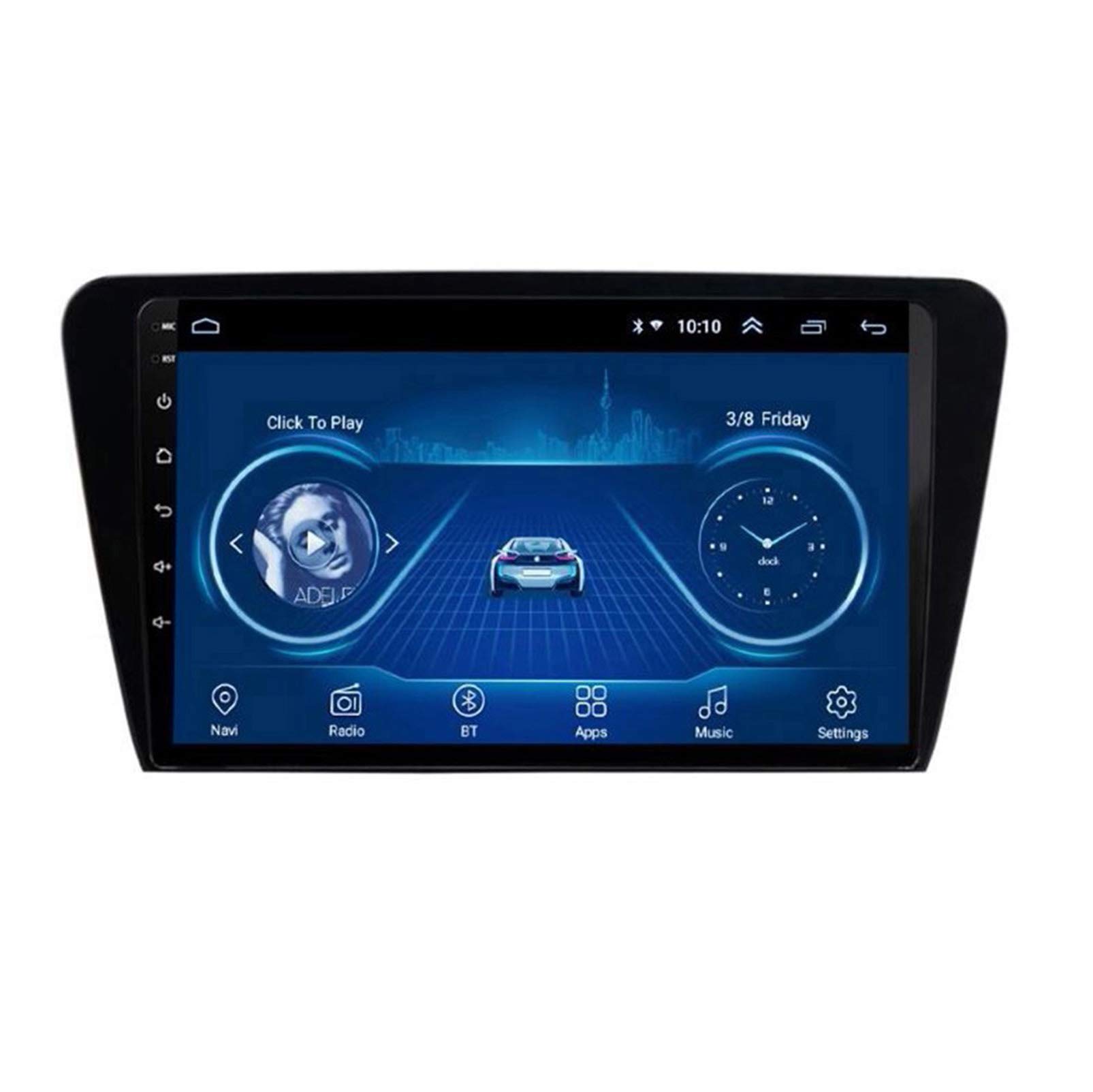 GPS de coche de 10.1 pulgadas, audio player y WiFi para Skoda Octavia 2014-2018
